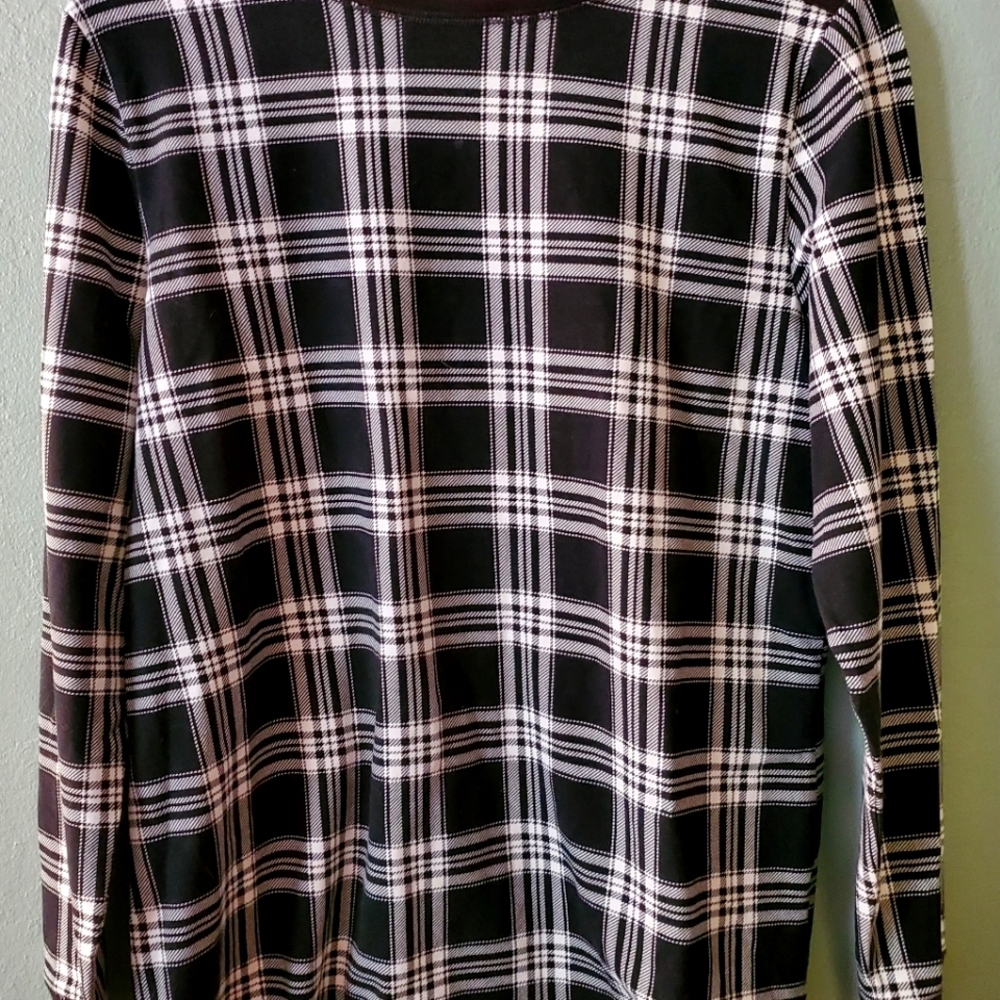 Dark Brown Plaid Shirt